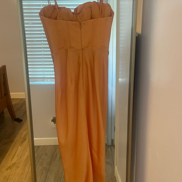 House or CB Myrna Satin Corset Dress - Picture 6 of 9